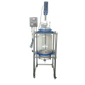 100L  liquid and solid extraction Chemical Glass Filter Reactor Equipment with stainless steel agitator